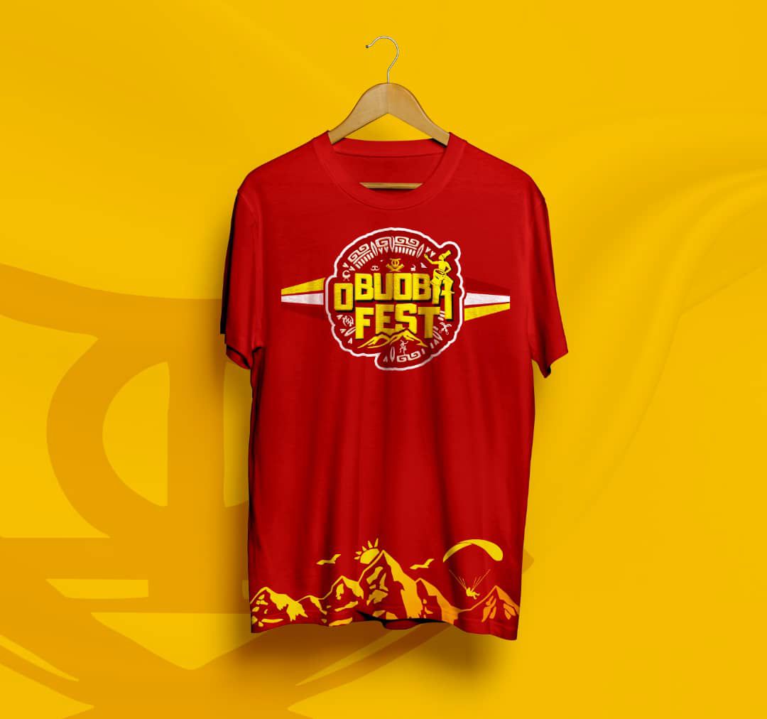 Obuoba Fest 2025 Official T-Shirt (Red Edition)